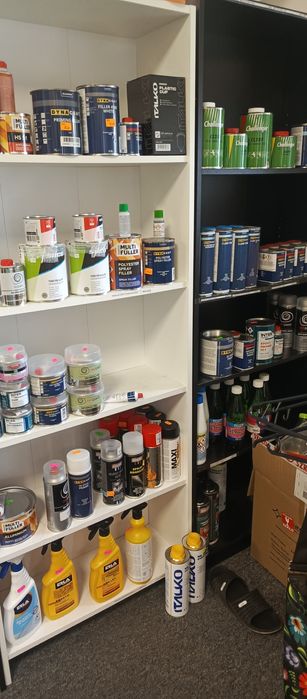 Pozostałe produkty lakiernicze i kosmetyki samochodowe po likwidacji