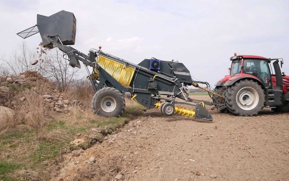 Zbieracz kamieni, maszyna do kamieni, zbieraczka ZK-7.0 hydro