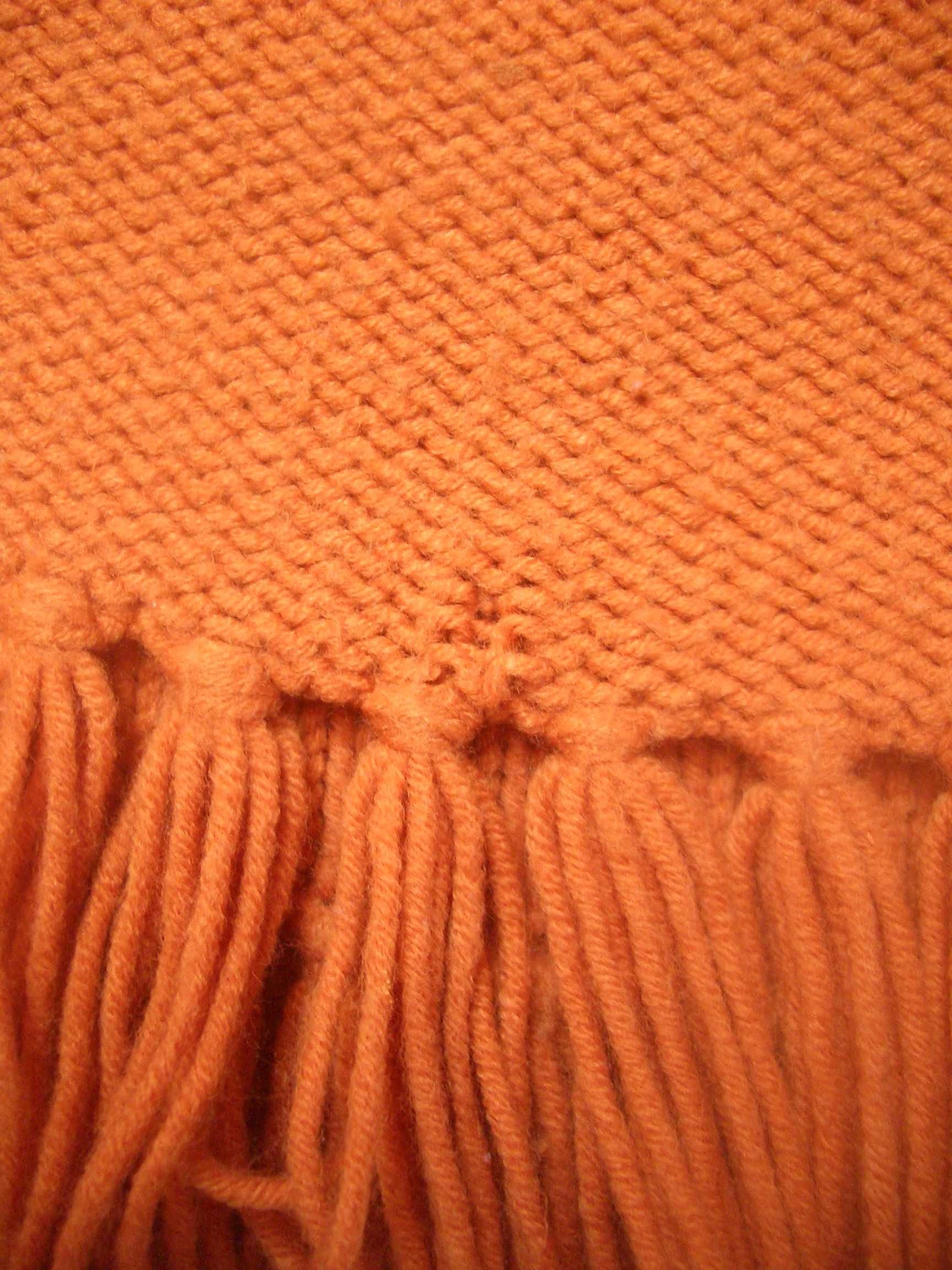 Poncho laranja Zara