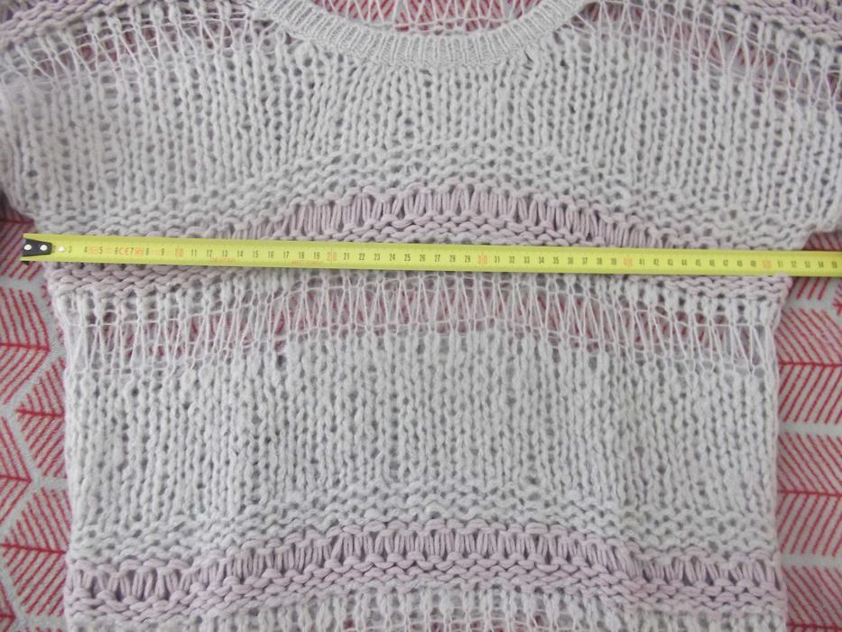 Camisola malha lilás cinzenta/Lilac & gray knit sweater - PIMKIE (M/L)