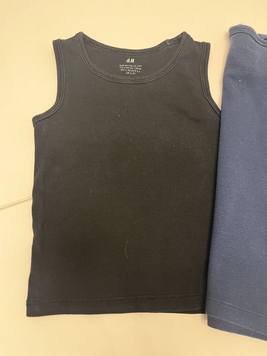 3 bezrekawniki H&M