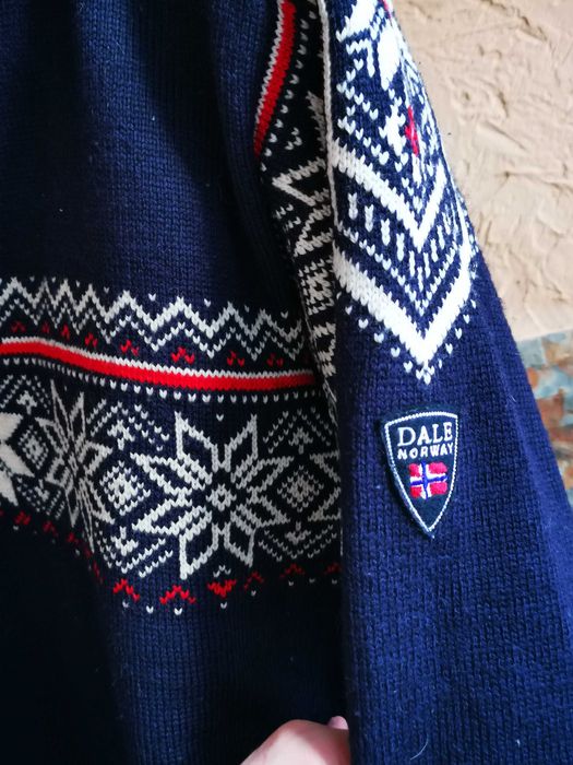 Вовняний светр Dale of Norway vail Merino Wool 1/4 sweater оригінал