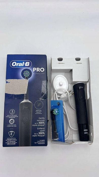 Elektryczna Szczoteczka Do Zębów Czarna Oral-B Pro Vitality Czarna