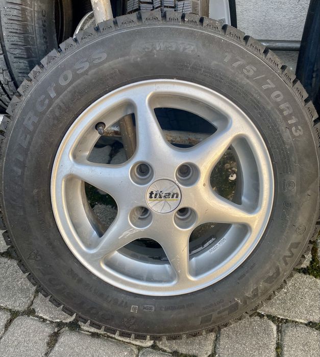 Зимова резина з дисками sw312 175/70 r13 нова, Wanli wintercross, шини