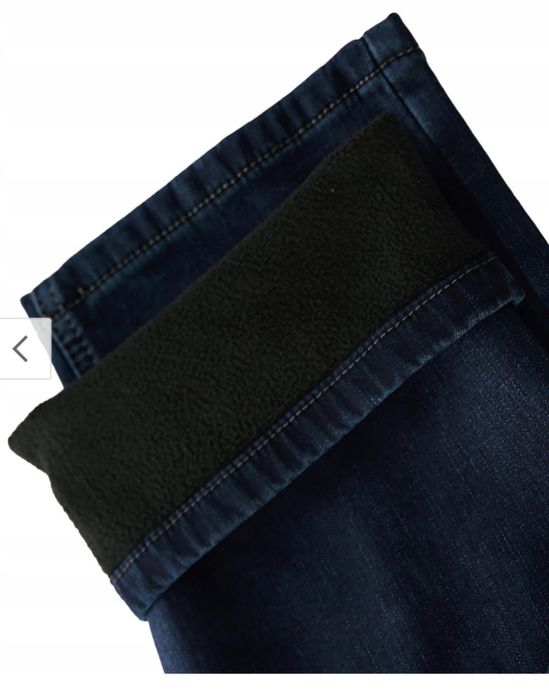 98/100cm pas męskie spodnie nowe Ocieplane polarem