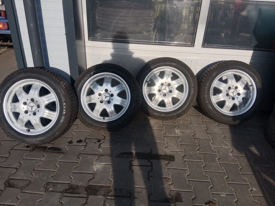 Koła Mercedes 205/55R16 opony nowe zimowe 5x112 7Jx16 ET34 stan idealn