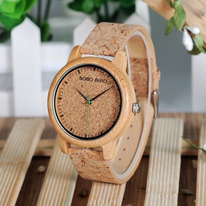 zegarek drewniany damski bobo bird wm11 bambusowe drewno
