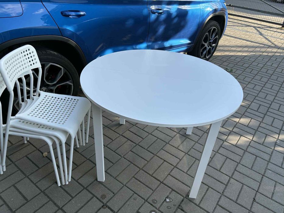 Stół Ikea Vihals + 4 krzesła Ikea