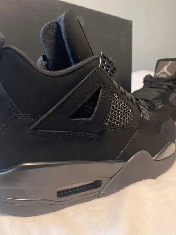 New Nike Air Jordan 4 Retro Black Eu 40