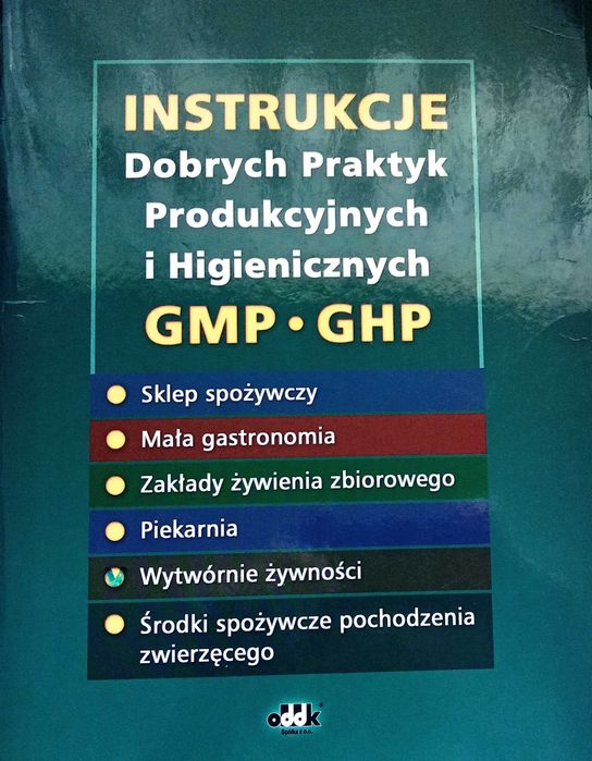 Instrukcje HACCP (37 szt.) - wytwórnie żywności