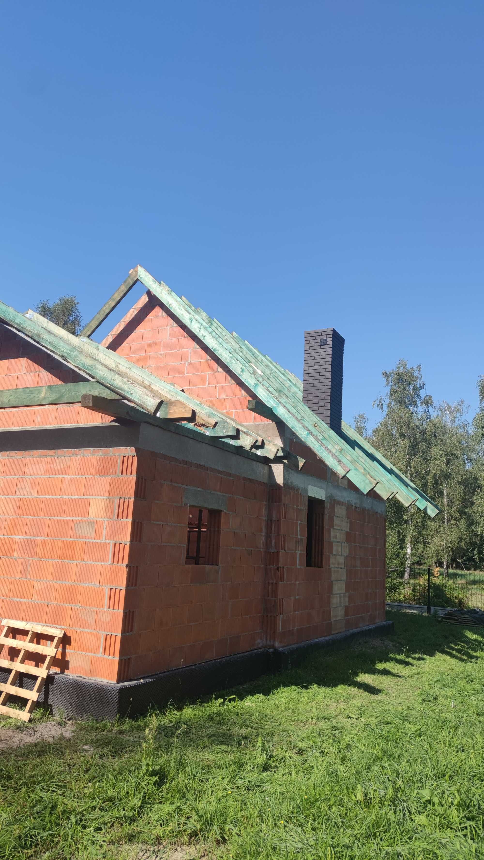 Więźba dachowa drewno na Twój dach łaty deski podbitka taras montaż