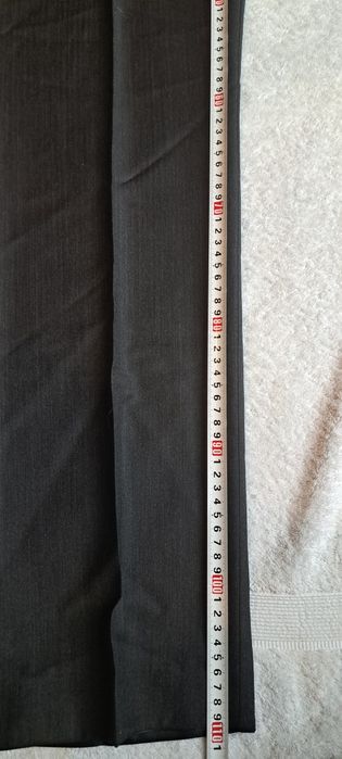 Spodnie męskie szare Luigi Vesari Wólczanka Nowe 182/82 w kant