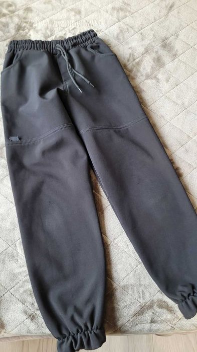 Штаны софтшел на флисе для мальчика размер 140см