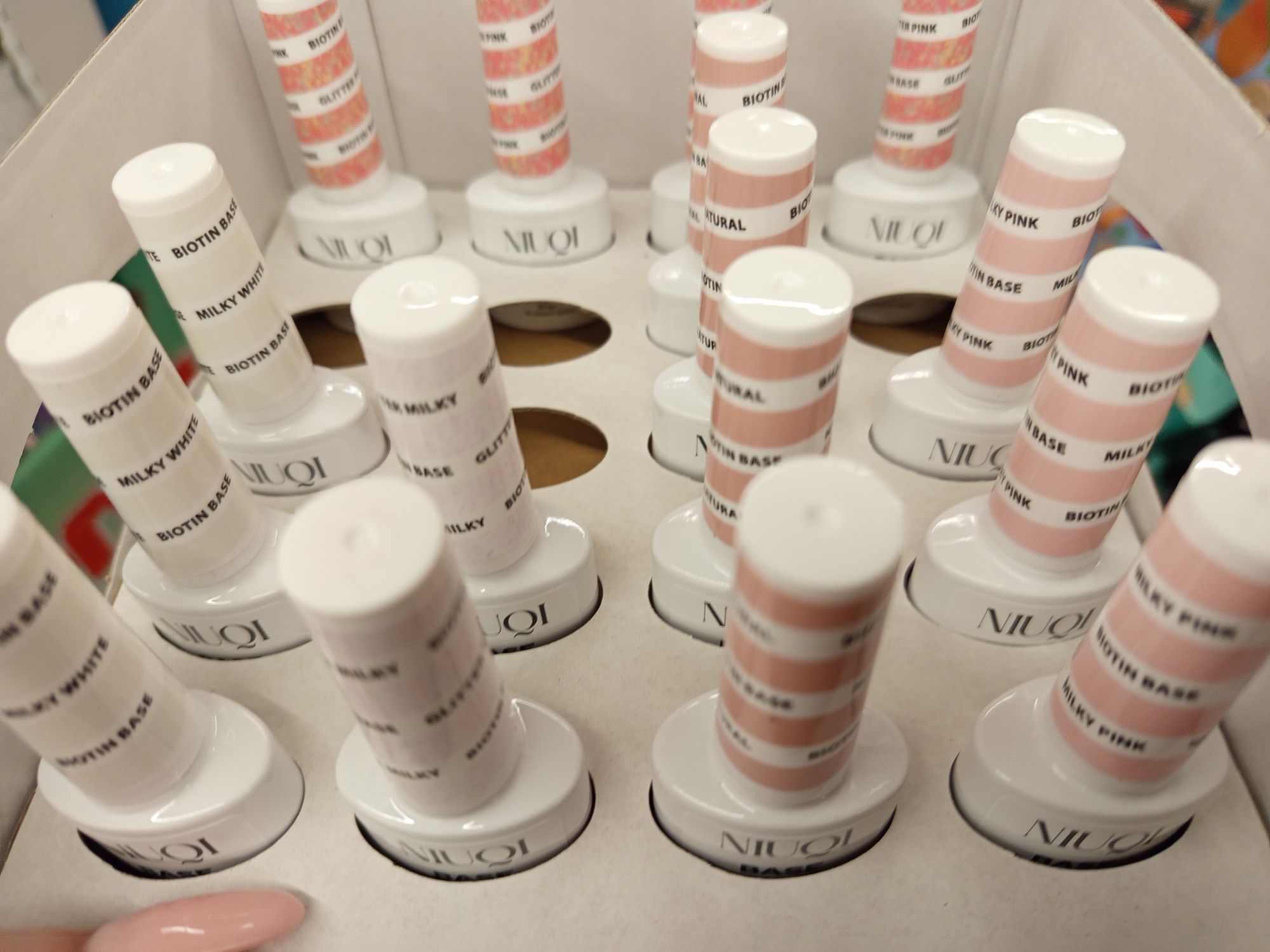 Wysyłka 1zl BIOTIN hybrydowa BAZA kauczukowa proteinowa