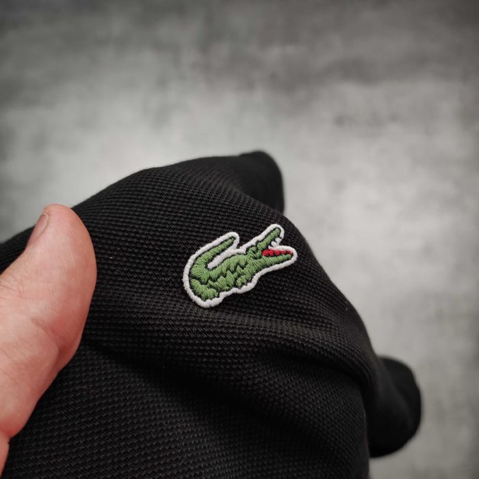 MĘSKA Koszulka Elegancka Bawełna Polo Długi Rękaw PREMIUM Lacoste