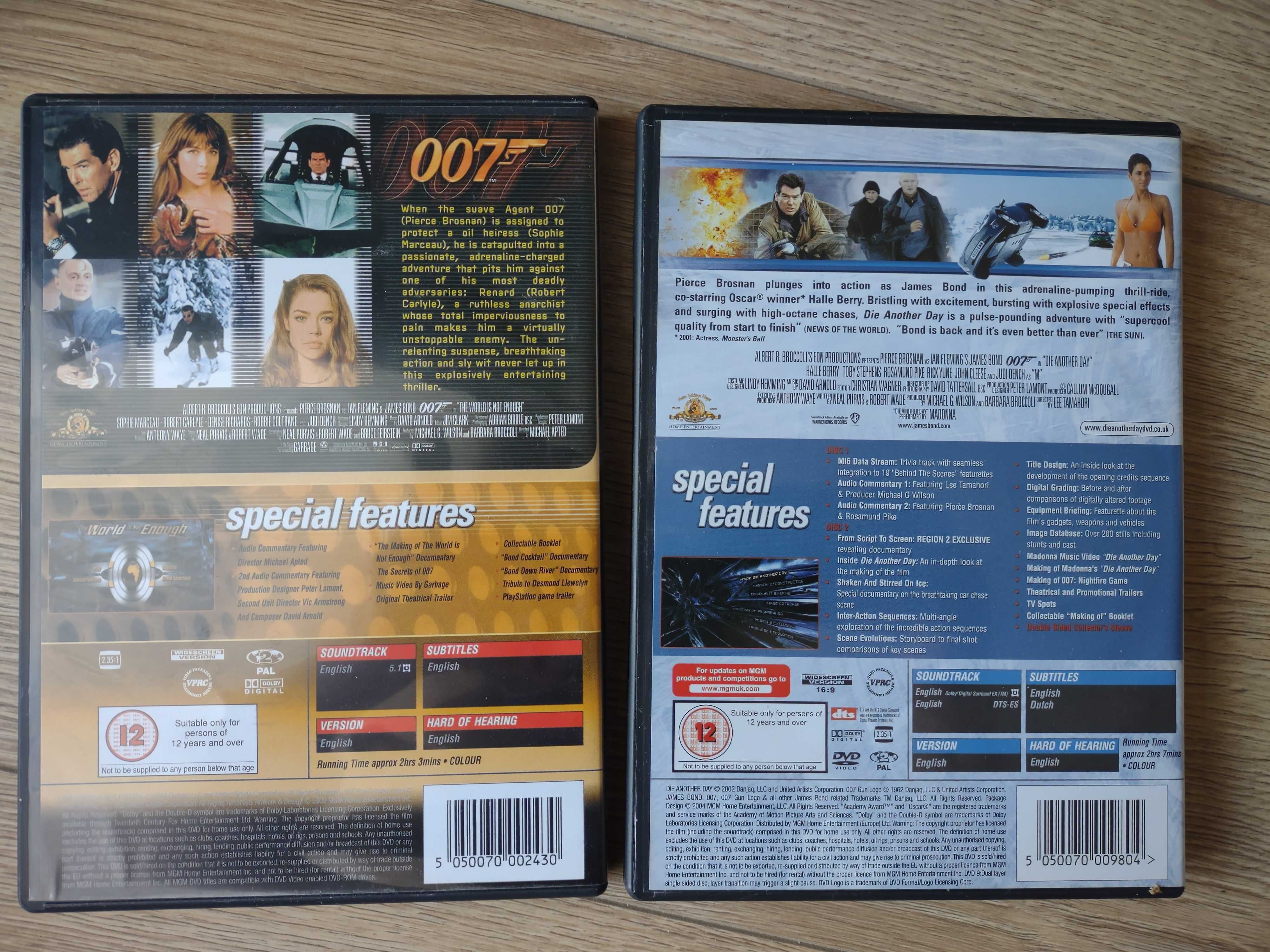 2 filmy DVD w j. angielskim, James Bond