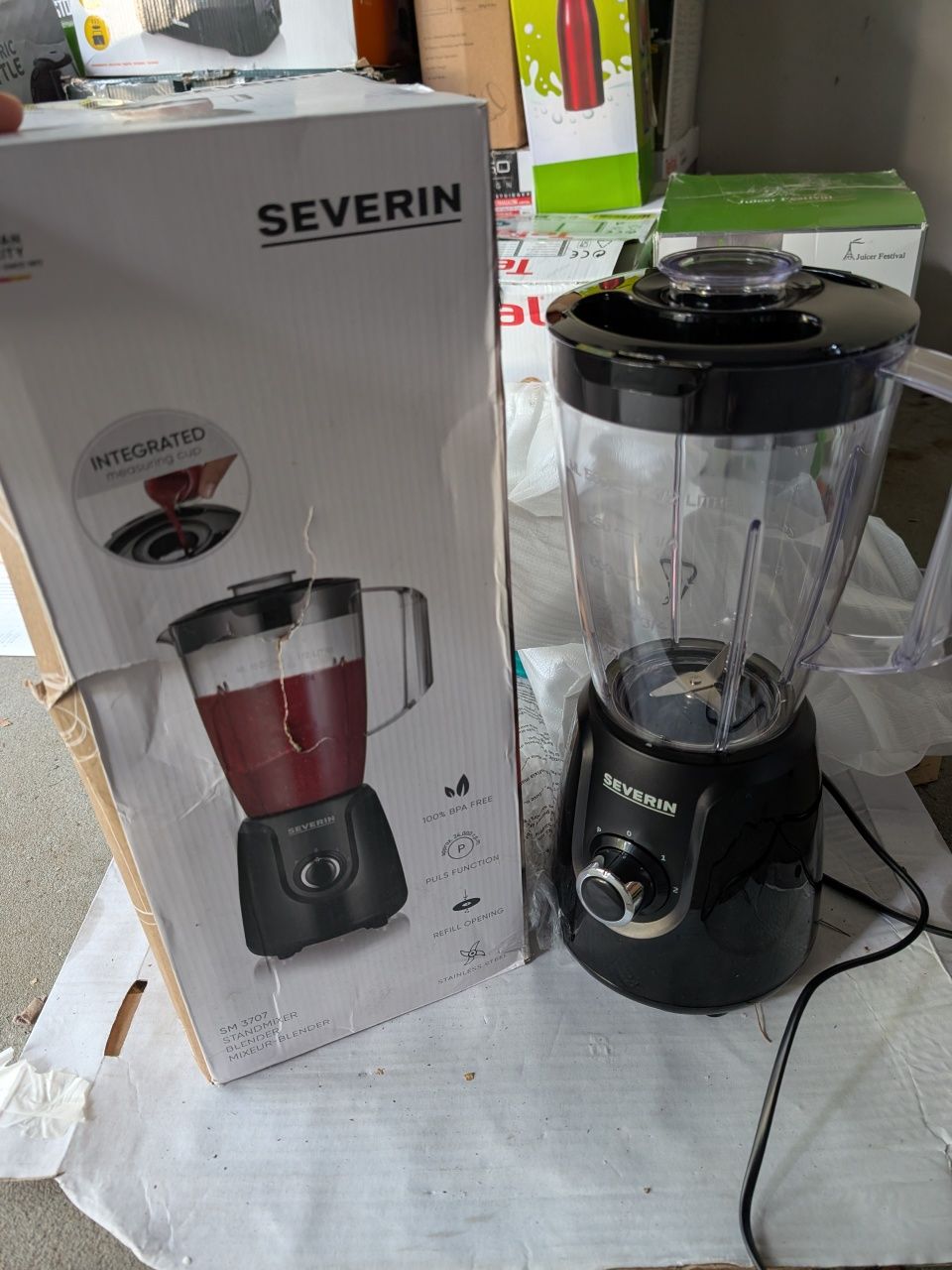 Blender kielichowy SEVERIN SM 3707 moc 600 W