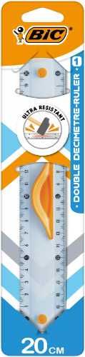 Linijka 20cm Double Ruler 1szt BIC