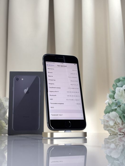 Новий! Колекційний iPhone 8 256GB iOS 11! 100%АКБ (Магазин Гарантія)