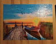 Puzzle widok na jeziorko 1000 elementów
