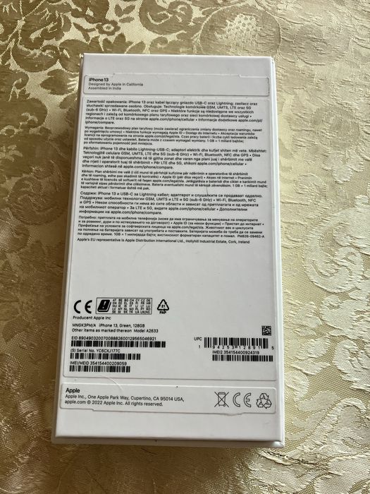 Iphone 13 kolor butelkowa zieleń