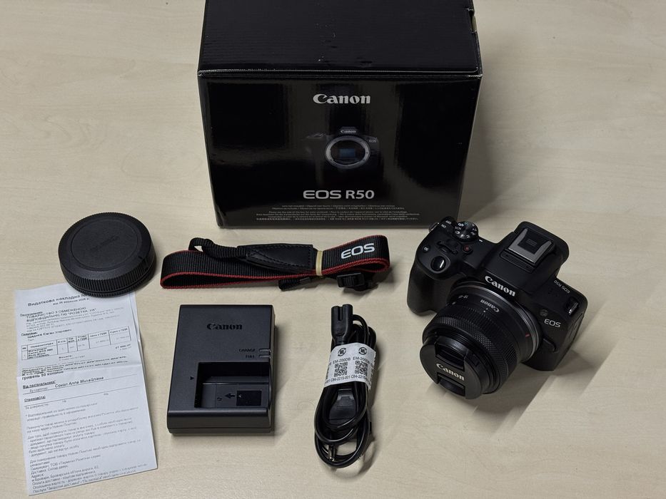 Canon EOS R50 RF 18-45mm Rozetka Гарантія