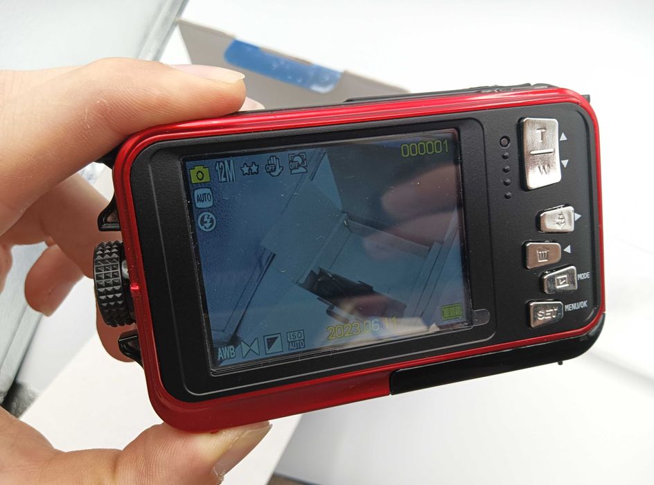 Câmara digital à prova de água até 10 pés