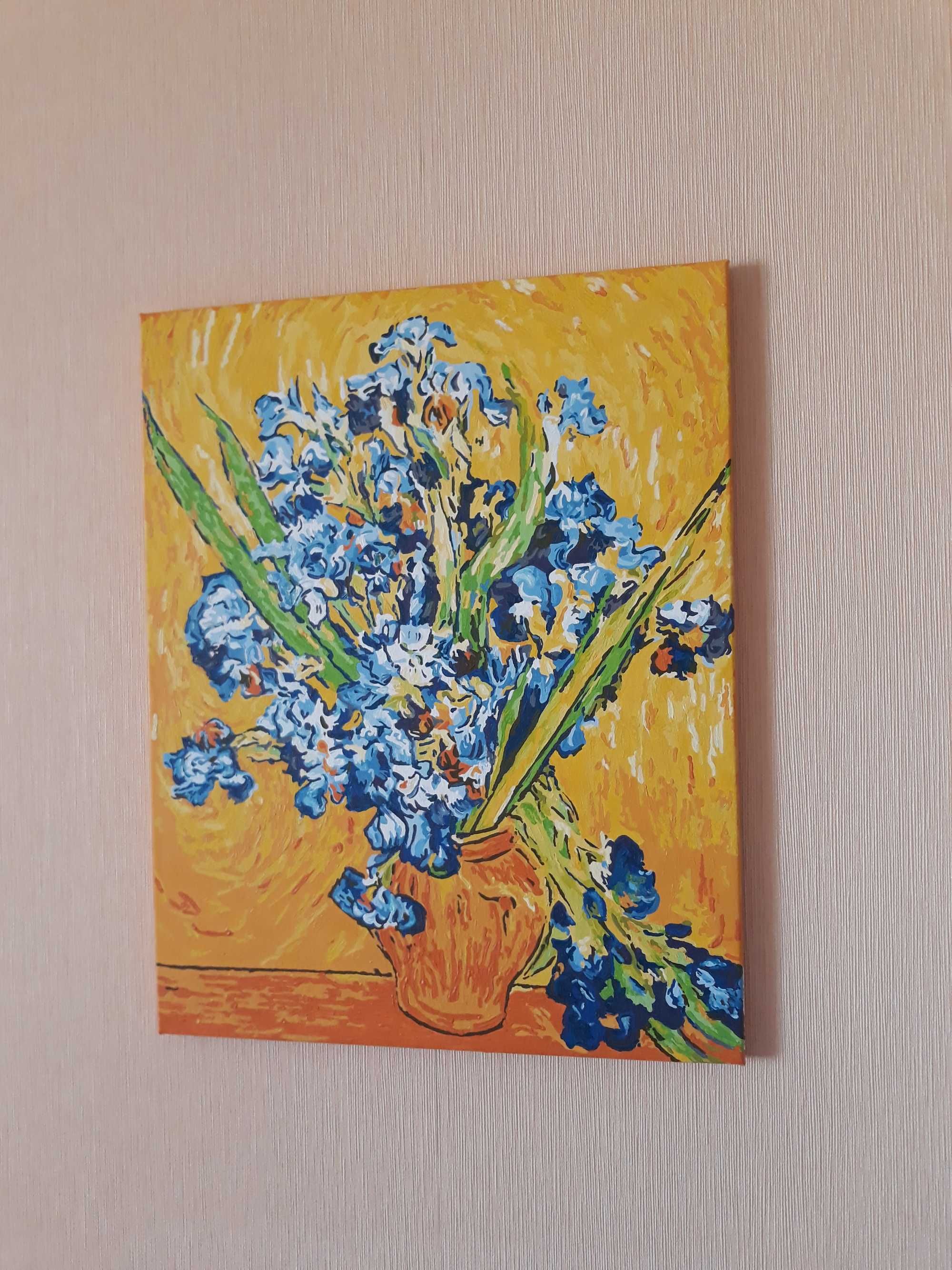 Картина Ван Гог Ирисы в вазе Van Gogh