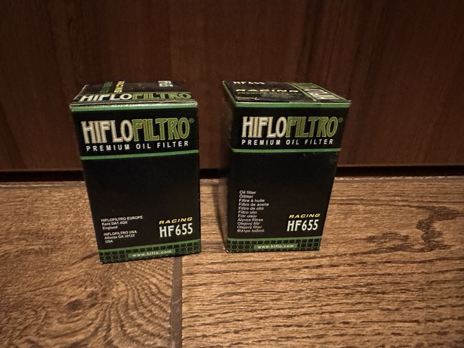 2szt. FILTR OLEJU HIFLO HF655 KTM 250 SXF EXC-F 07-12 , 450 EXC 12-16