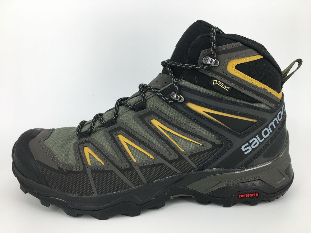 Мужские кожаные ботинки берцы Salomon X ULTRA  3 MID GTX 41 1/3 ориг.