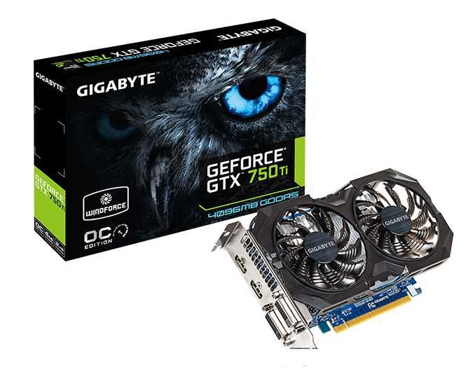 Gigabyte GeForce GTX 750Ti (4096MB GDDR5)