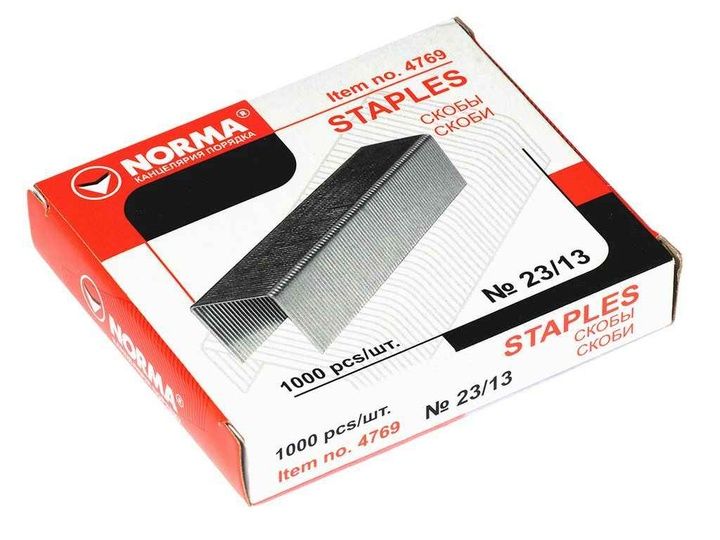 Скоби для степлера 23/13 1000 шт 4769 NORMA