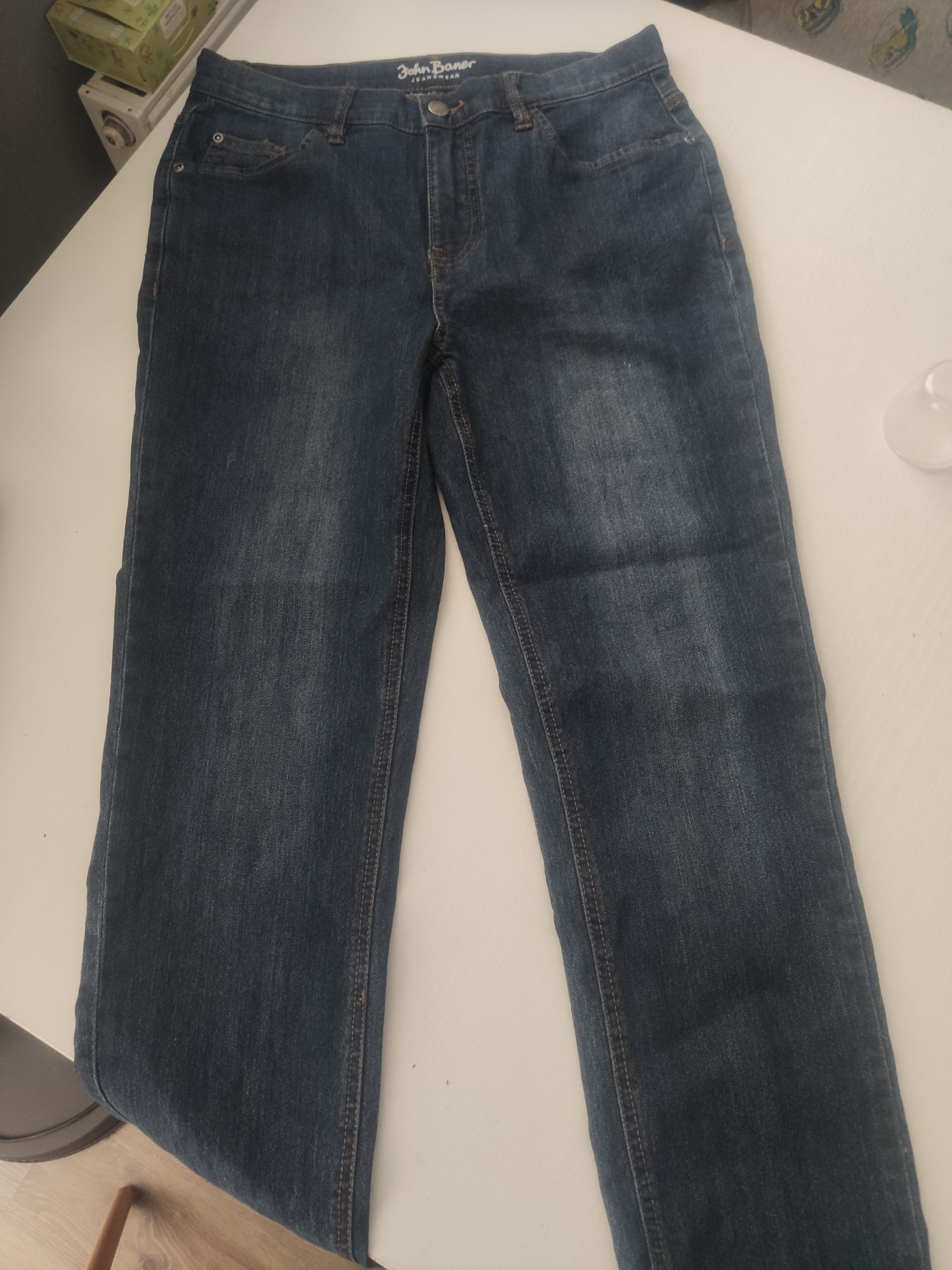 Nowe spodnie jeansy JOHN BANER skinny r.158 wyprzedaż