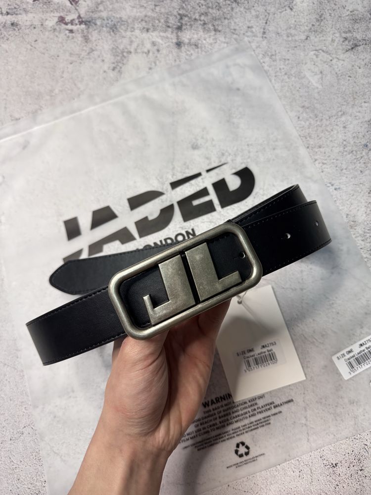 Ремінь Ремень Jaded London Emblem Leather Belt Пояс sk8 y2k opium