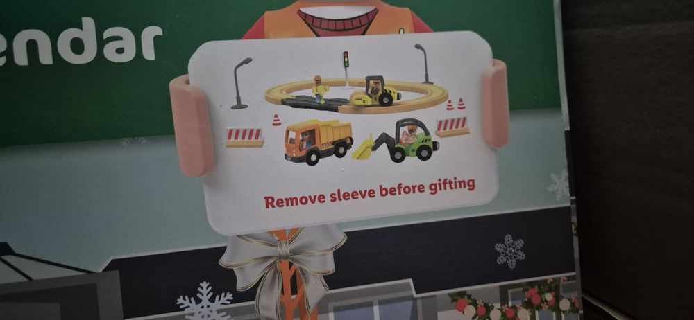 Nowy kalendarz adwentowy drewniane tory plac budowy Lidl PlayTive