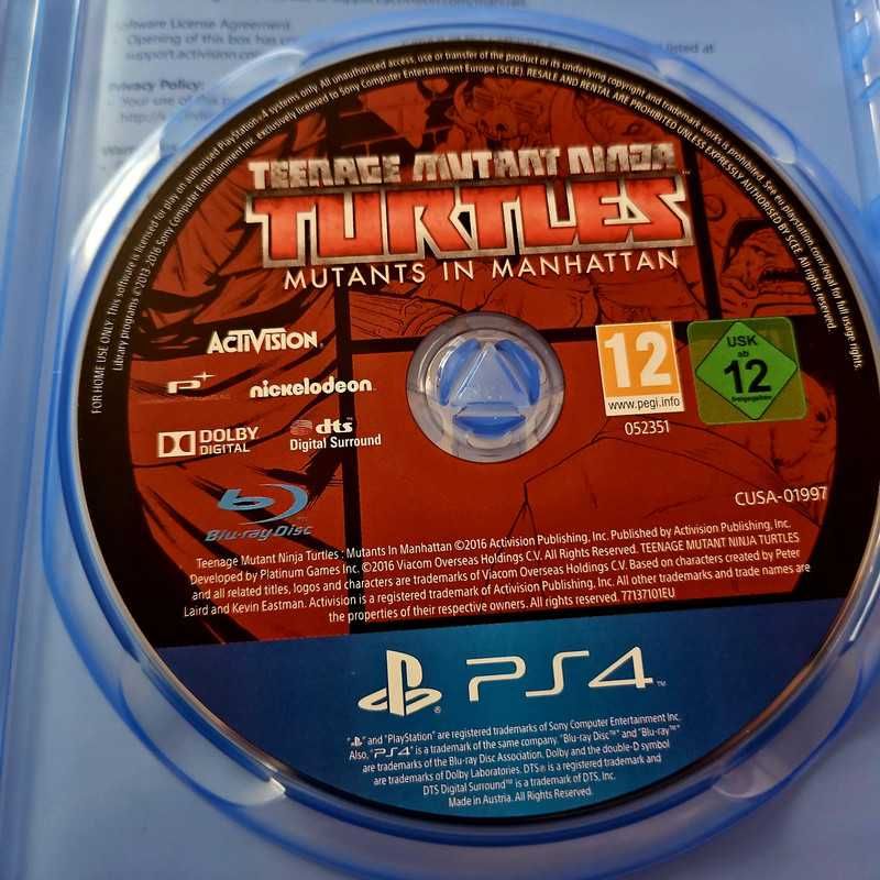 Teenage Mutant Ninja Turtles Mutants in Manhattan Ps4
