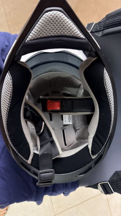 Capacete fechado dupla viseira marca caberg racing tamanho M