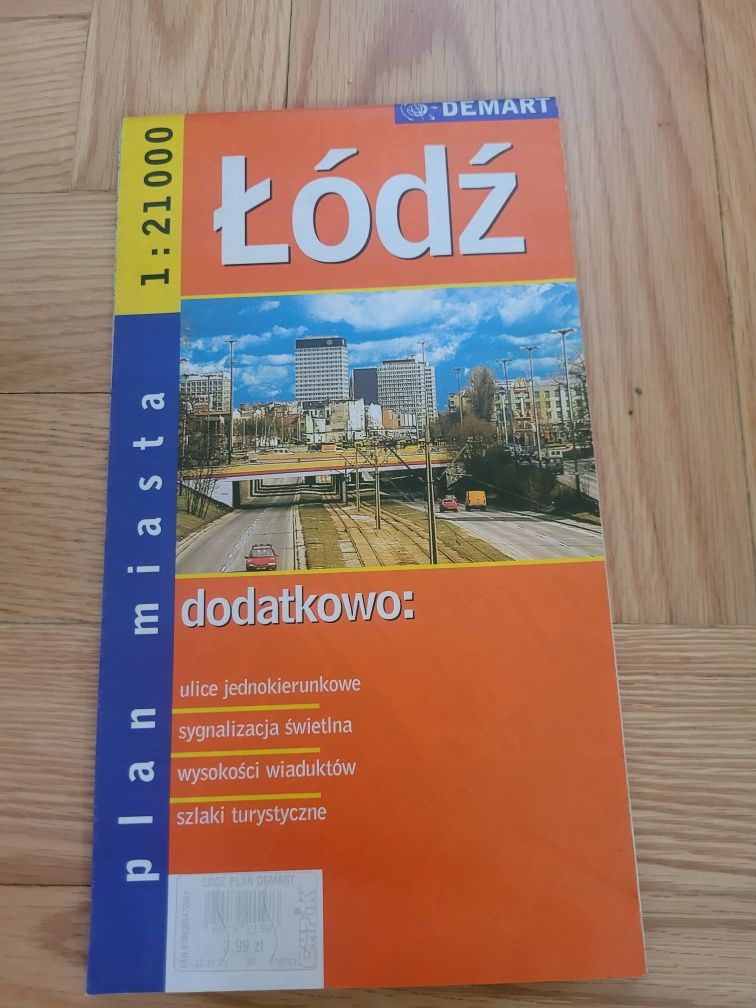 Plan Łodzi z 1973r + 2005r.