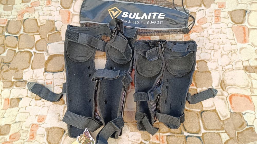 Захист колін і локтів Sulaite голени защита на вело мото колен локтей