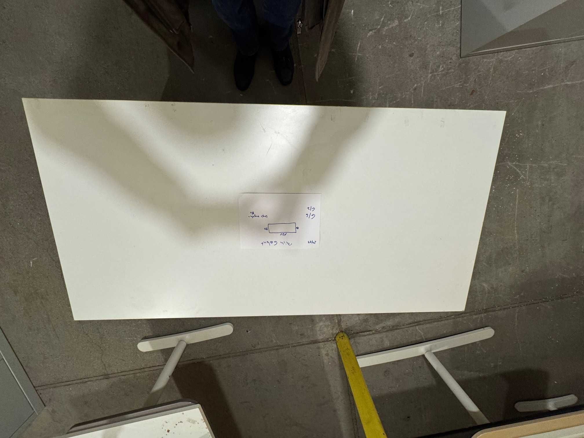 Stół - biurko 160 x 80x wys 80 regulowana białe Galant Ikea