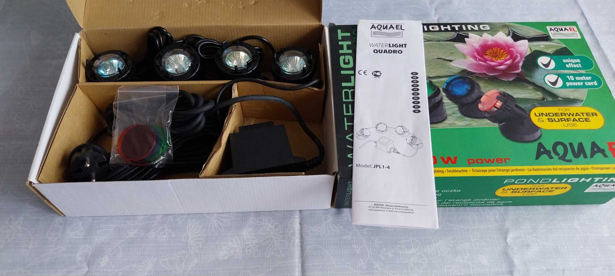 Lampa podwodna 4x10W WATERLIGHT QUADRO