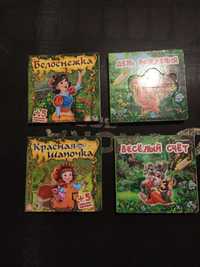 Книги пазлы детские для дошкольников комплект 4 шт