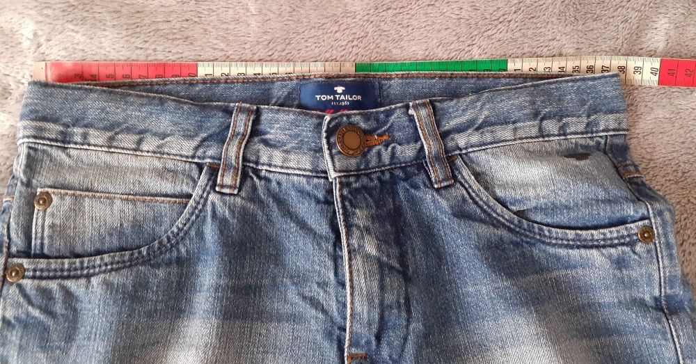 spodnie chłopięce dżinsy TOM TAILOR rozmiar M/L typu slim
