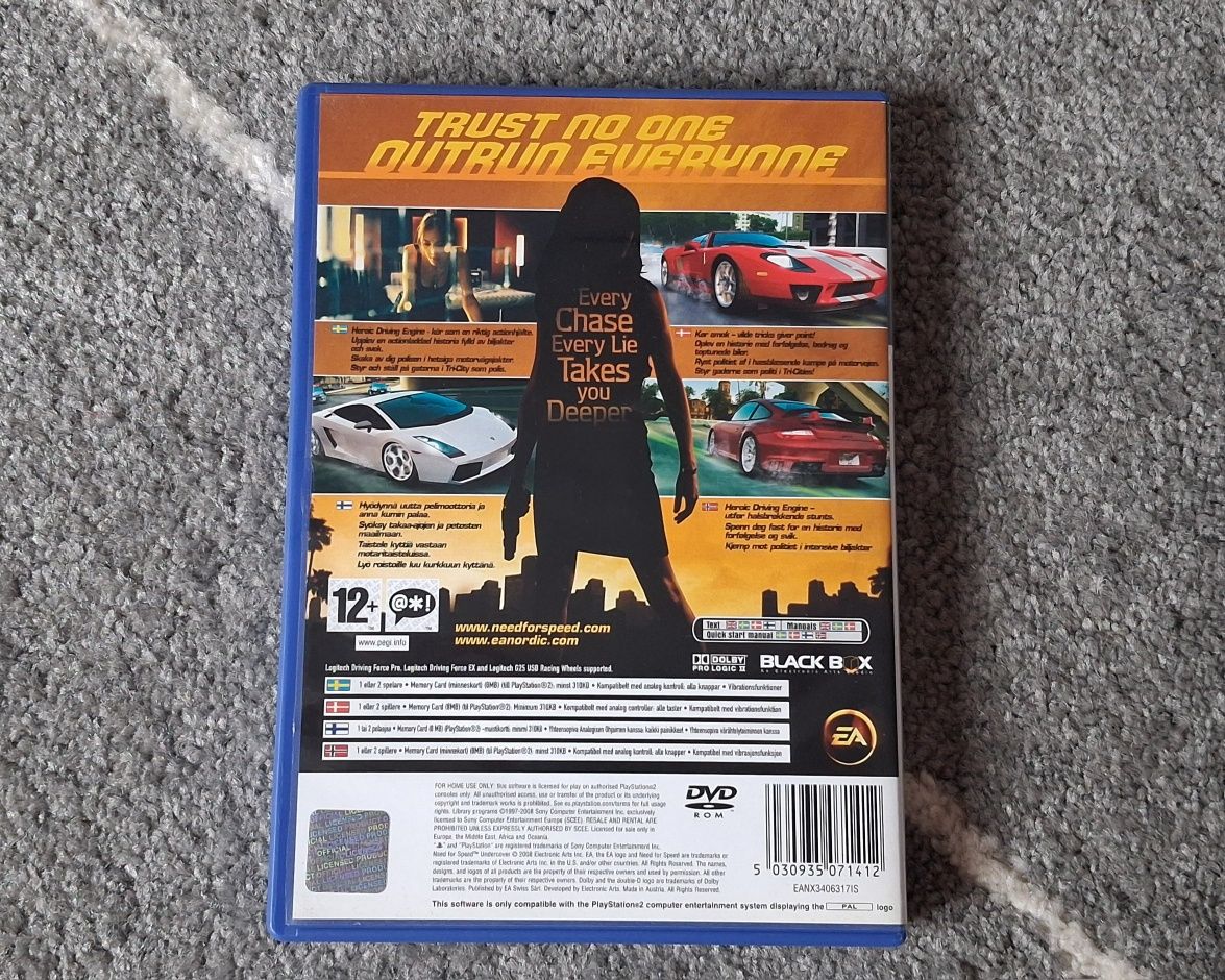 NFS Need For Speed Undercover PS2 PlayStation 2
