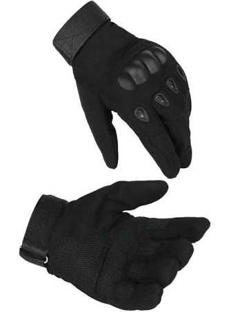 Тактичні рукавички чорні (повнопалі)