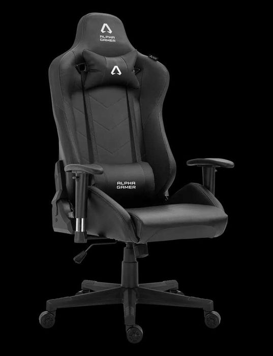 Cadeira Gaming Alpha Gamer Zeta Black – excelente estado