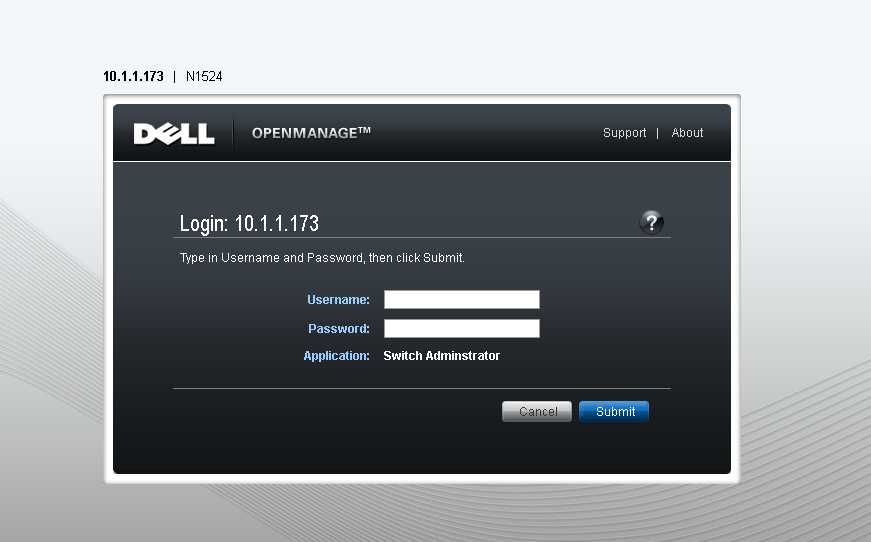 Switch Dell N1524 24x1Gb 4x10Gb-SFP+ CLI WWW SSH tech_DELL_05.2044r.