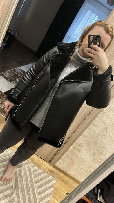 Куртка авіатор авіаторка екошкіра