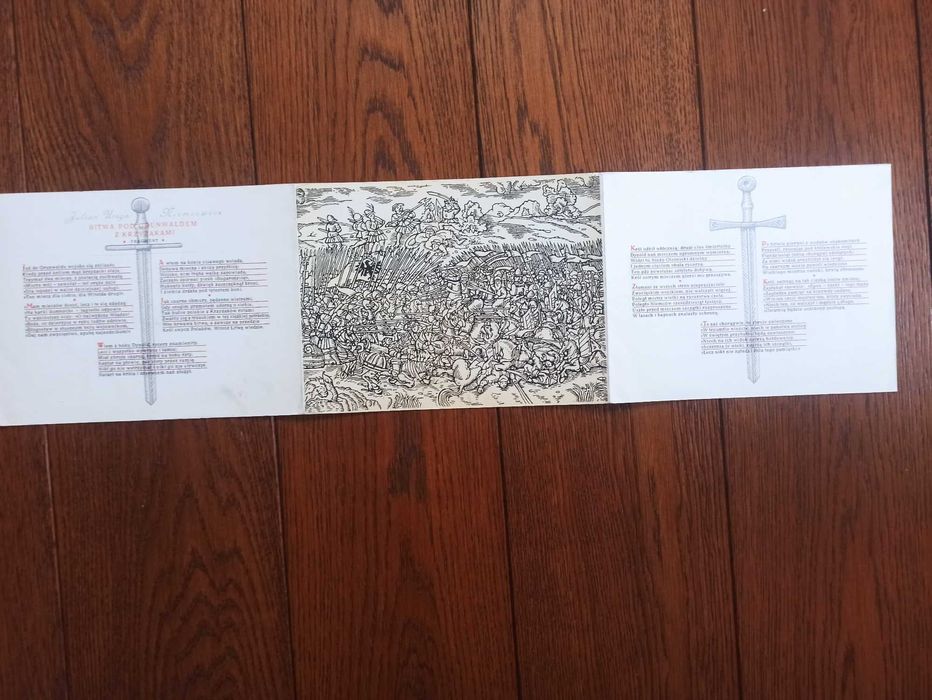 Kartka rozkładana - całość - 1960 rok - Bitwa pod Grunwaldem