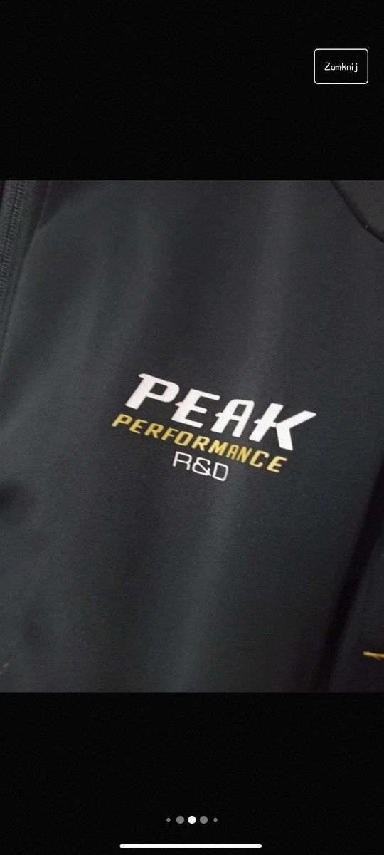 Kurtka softshell Peak Performance L R&D Black Light
Stan bdb, bez wad.